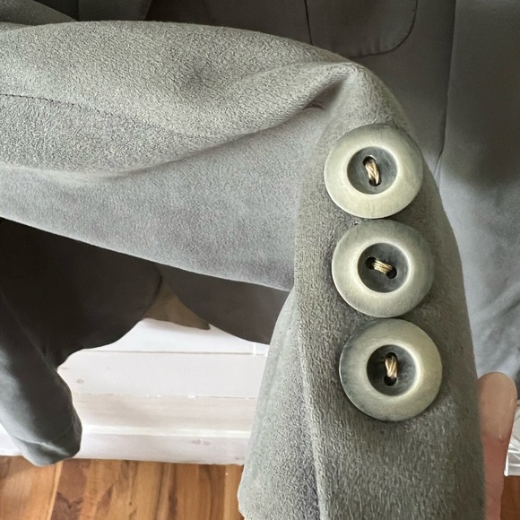 Lanvin Gray Suede Men's Blazer, Paris/New York, see photos, EUC - Picture 10 of 13